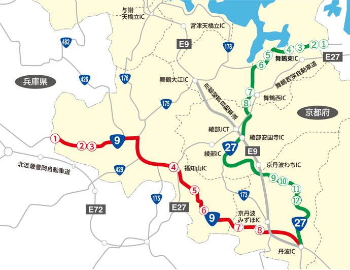 京都道路地図
