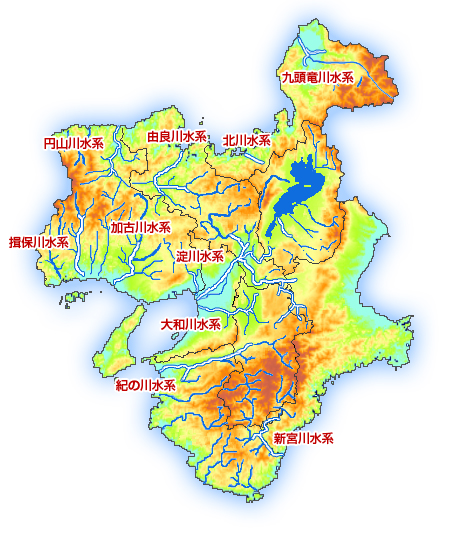 近畿地方整備局管内河川マップ