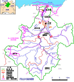円山川水系円山川マップ